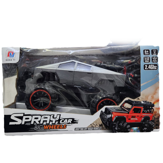 Spray car big wheels Drifting offroad vehicle 1:12 Scale with Lights for Kids above 6 years old