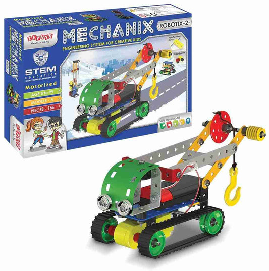 Mechanix engineering system for Creative kids with 8 Models 166 pieces for 8 years to 99 year old