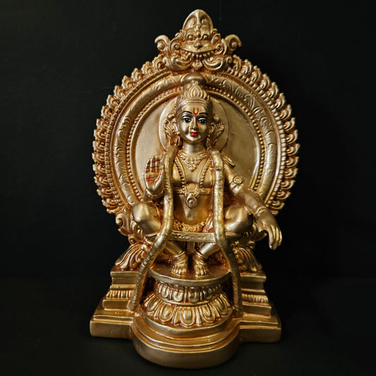 Swamy Sri Ayyappan Hari Hara Sudhan Statue Idol for Car Dash Board, Pooja Room,Office Table and Gifting Figurine