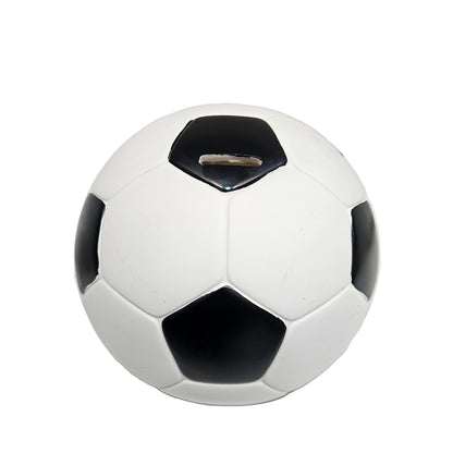 Piggy Bank polyresin Coin Bank-Soccer ball Bank