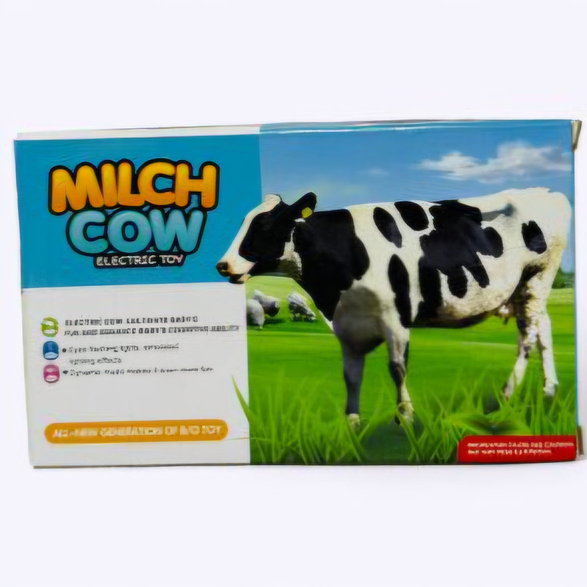 Milch Cow Electric Walking Toy with Light & Sound for Kids/Battery Operated Plastic Cow Toy