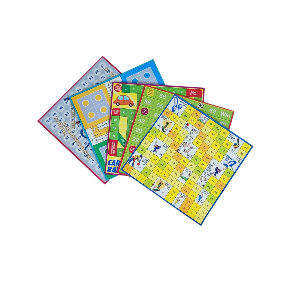 Ratnas Fun 6 Game with Round Brainvita Game | Classic Strategy Board Game Set for Kids and Families | Educational Thinking Skill Toy | 6-in-1 Puzzle and Brain Development Game | 5+ Years perfect for kids return gifting