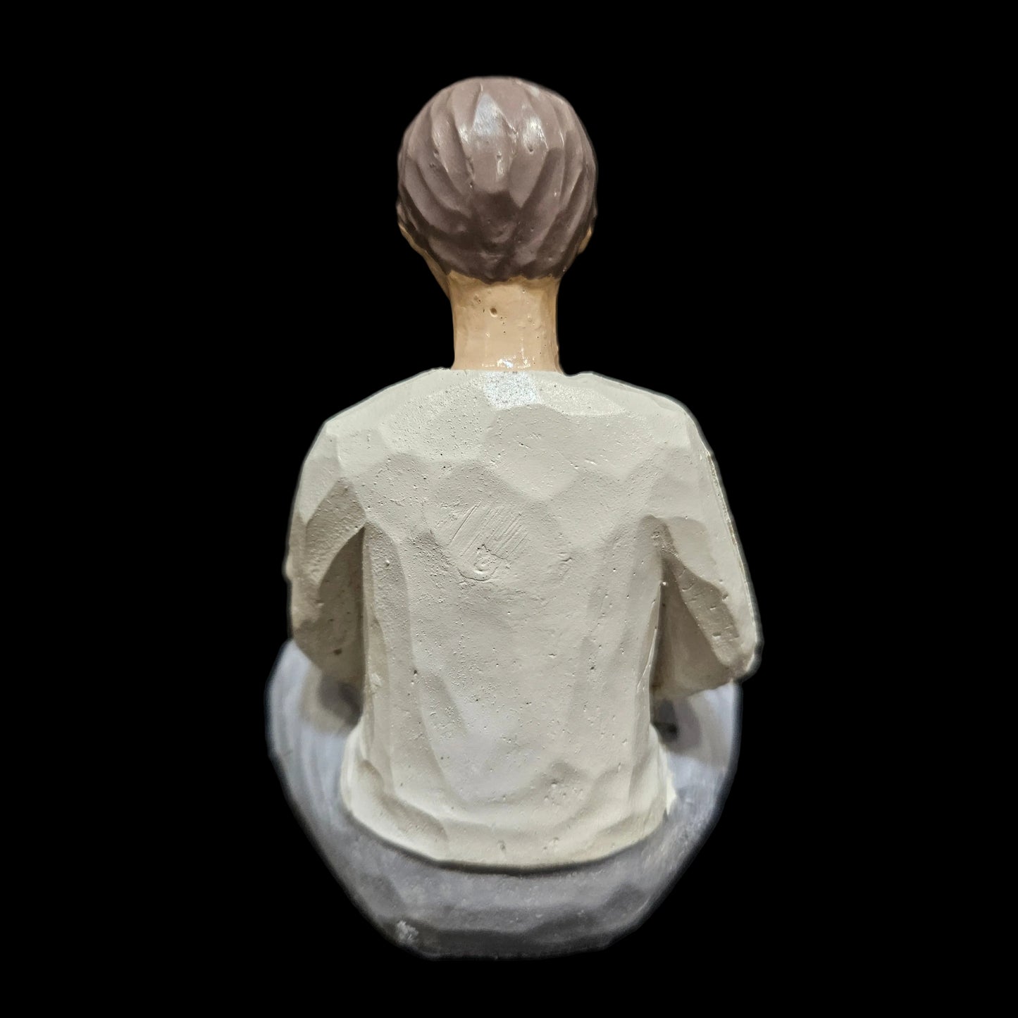 The Father and Daughter with Dog Figurines, Carving a Moment in Time for Fathers and Daughters - Gifts for Fathers Day, Birthday, Grandfathers, Mens, Husband. Sculpture Hand Painted Figure
