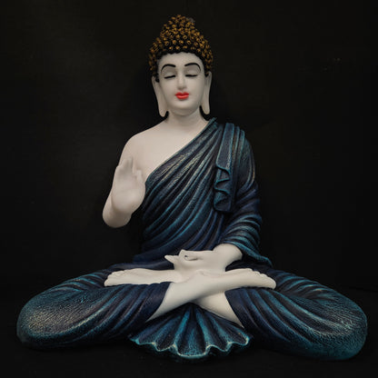 Meditating Blessing Buddha Statue Figurine Decorative for Home & Office