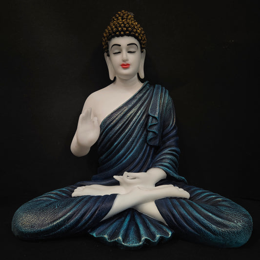 Meditating Blessing Buddha Statue Figurine Decorative for Home & Office