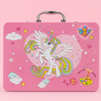Kuromi metal breafcase art kit set for kids above 5 years old