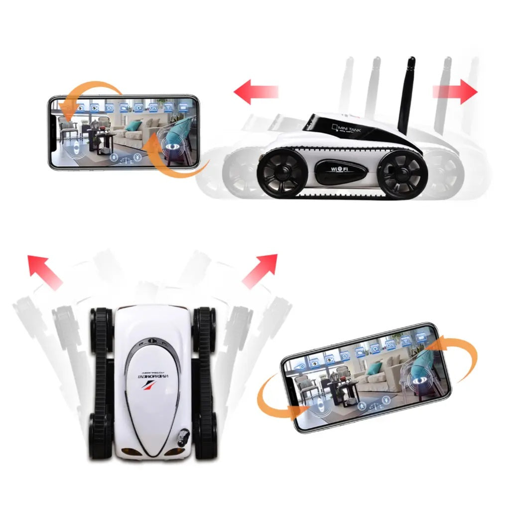 I-spy toys app-controlled wireless spy tank with wi-fi controlled view your video Simultaneously photo image record/video record