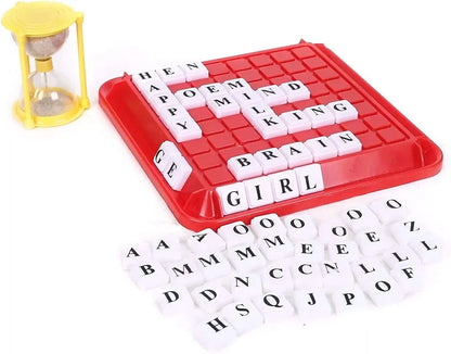 3 Dimensional word building game crossword upwards build words across down&upwards board games