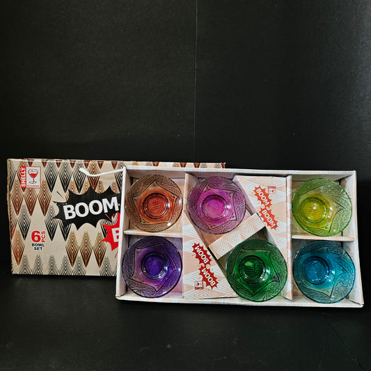 Shelly glassware boom boom 6 pieces glass bowl set perfect for Return gifting purpose