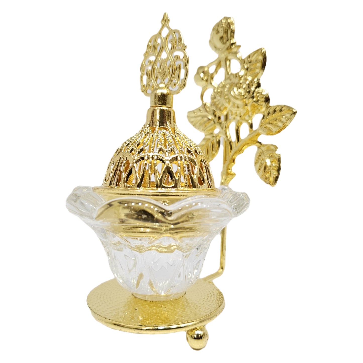 Glass Incense Burner Set Portable Home Fragrance for Party Hotel Dining Room | Home Decor