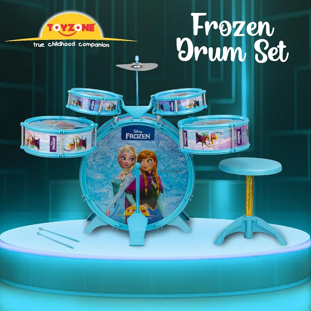 Cartoon characters like Frozen,Barbie & Spiderman themed Drum Set Multifunctional Jazz Drum | Musical Drum Set | Music Play Toy | Kids Percussion Set | Toy Drum kit | Musical Instrument for Kids