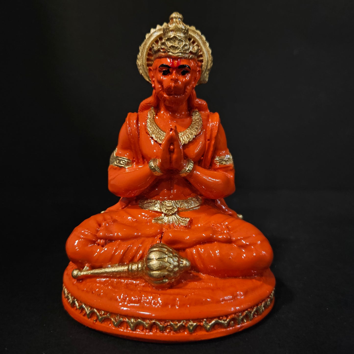 Lord Hanuman Sitting Bajrangbali Idol for Home Decor Statue Gift
