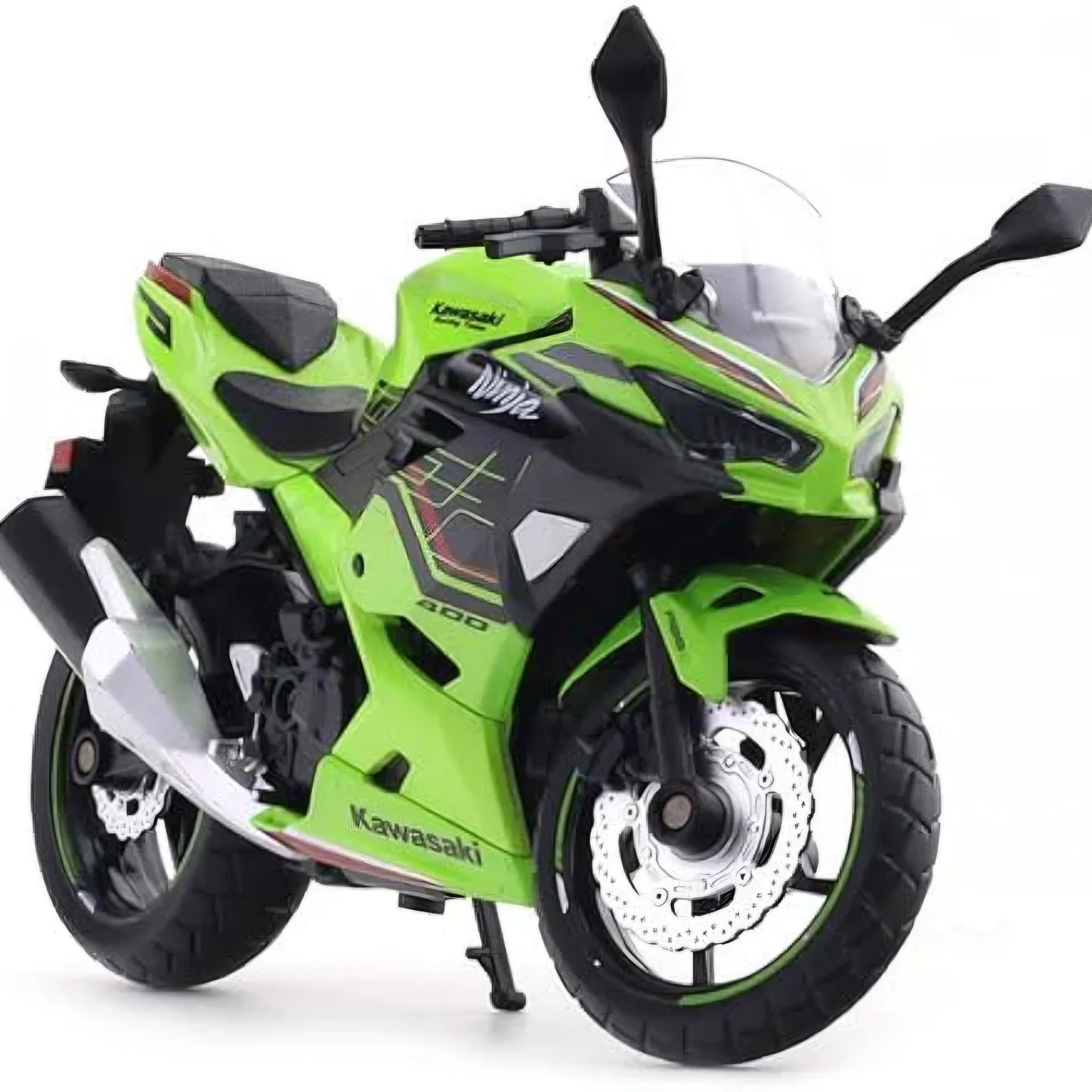 Die-Cast Bike Model with Realistic Detailing – Premium Metal Motorcycle Toy for Kids & Collectors – Side Stand & Free-Roll Wheels