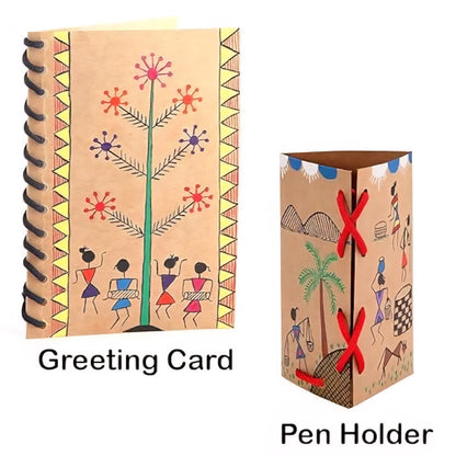 Indian,Rajasthan,Madhubani DIY Art & Craft Kit for Kids | Learning Activity Kit for Kids Multicolor