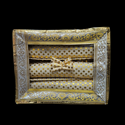 Weave Design Laminated 3 Rod Box, Organizer For Bangle, Watches, Bracelets, Jewellery With Tranasparent Top