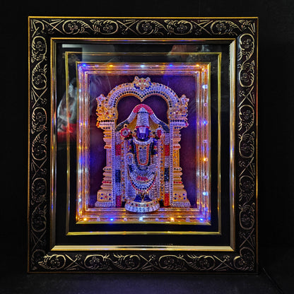Tirupati Balaji decorated with attractive stones wall hanging perfect for Marriage gifting,house warming