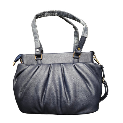 Women's Leather Structured Shoulder Handbag Bag with Handle