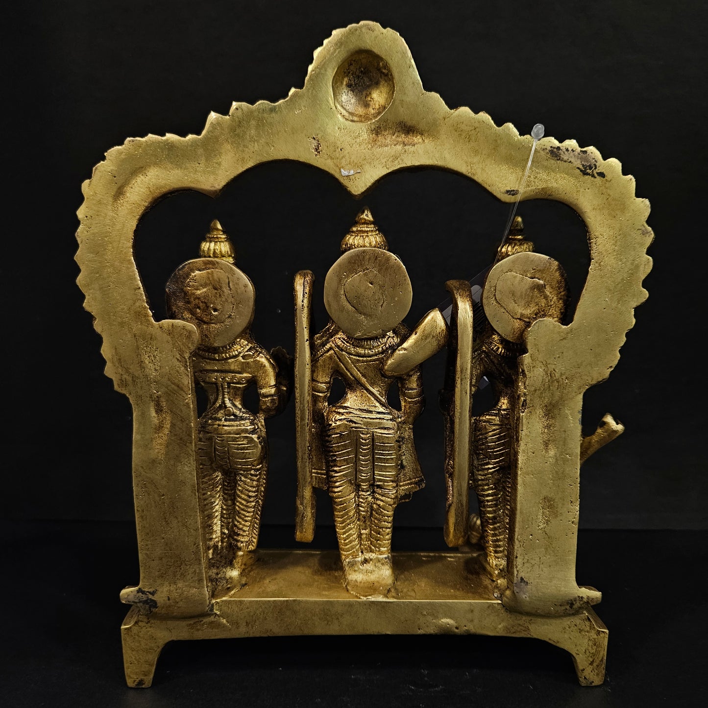 Ram Darbar Idol in Solid Brass Large Size Lord Rama Murti Antique Brass Metal for Mandir Puja Room Murti  Murthi Temple Puja Home Decor Made Ayodhya