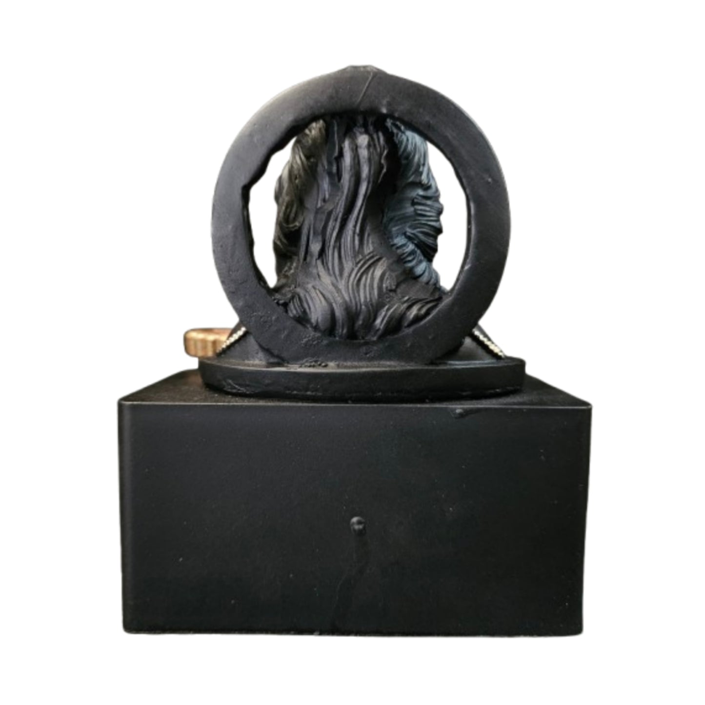 Lord shiva Idol with wax diya for Car Dashboard Temple & Gifting Statue Figurine