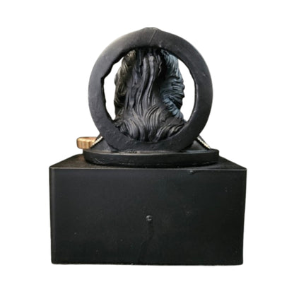 Lord shiva Idol with wax diya for Car Dashboard Temple & Gifting Statue Figurine