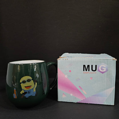 Minions cartoon character printed Ceramic mug with multiple stylish positions & colours