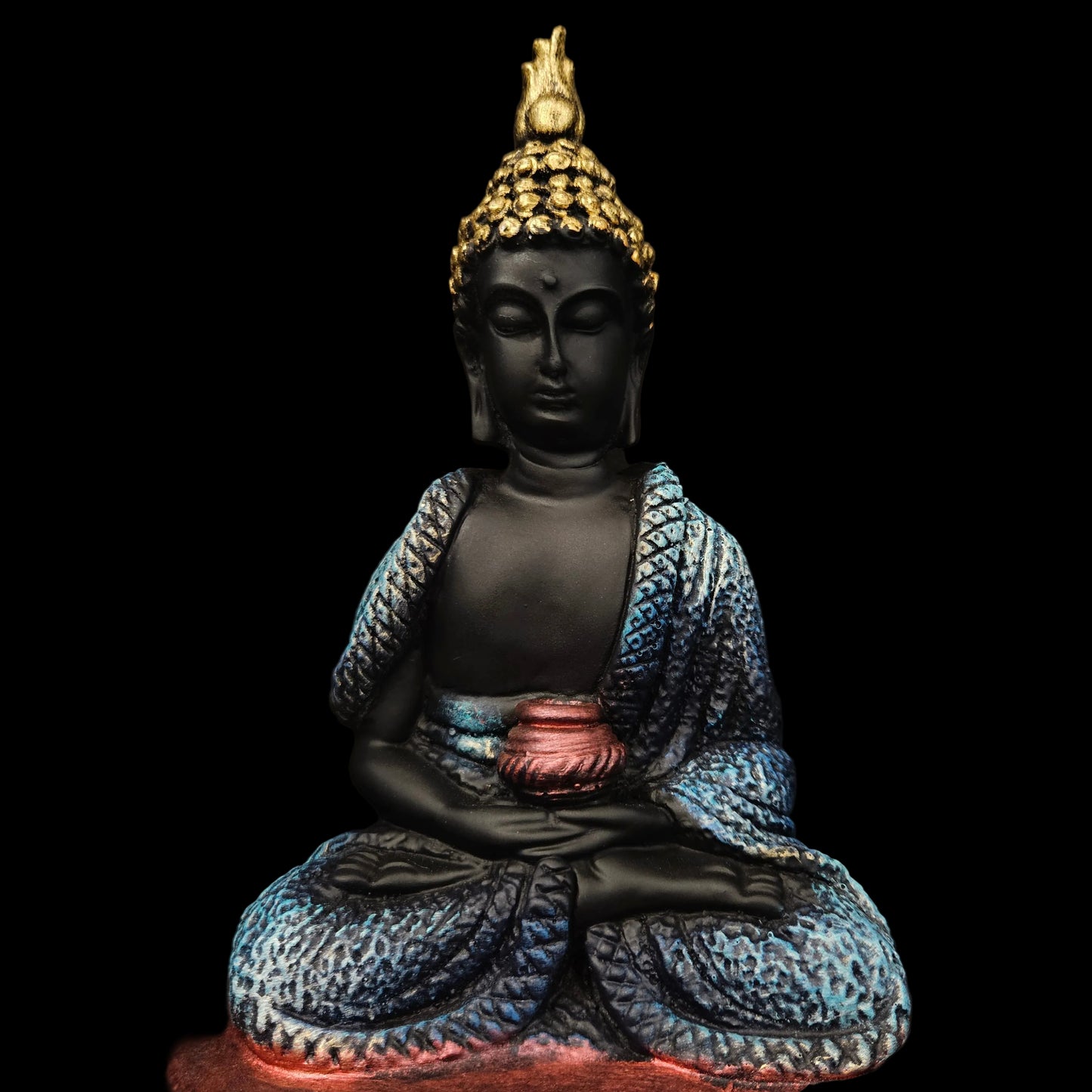 Polyresin Sitting Buddha Idol Handcrafted Statue Showpiece for HomeDecor,Living Room Decoration Gift Items