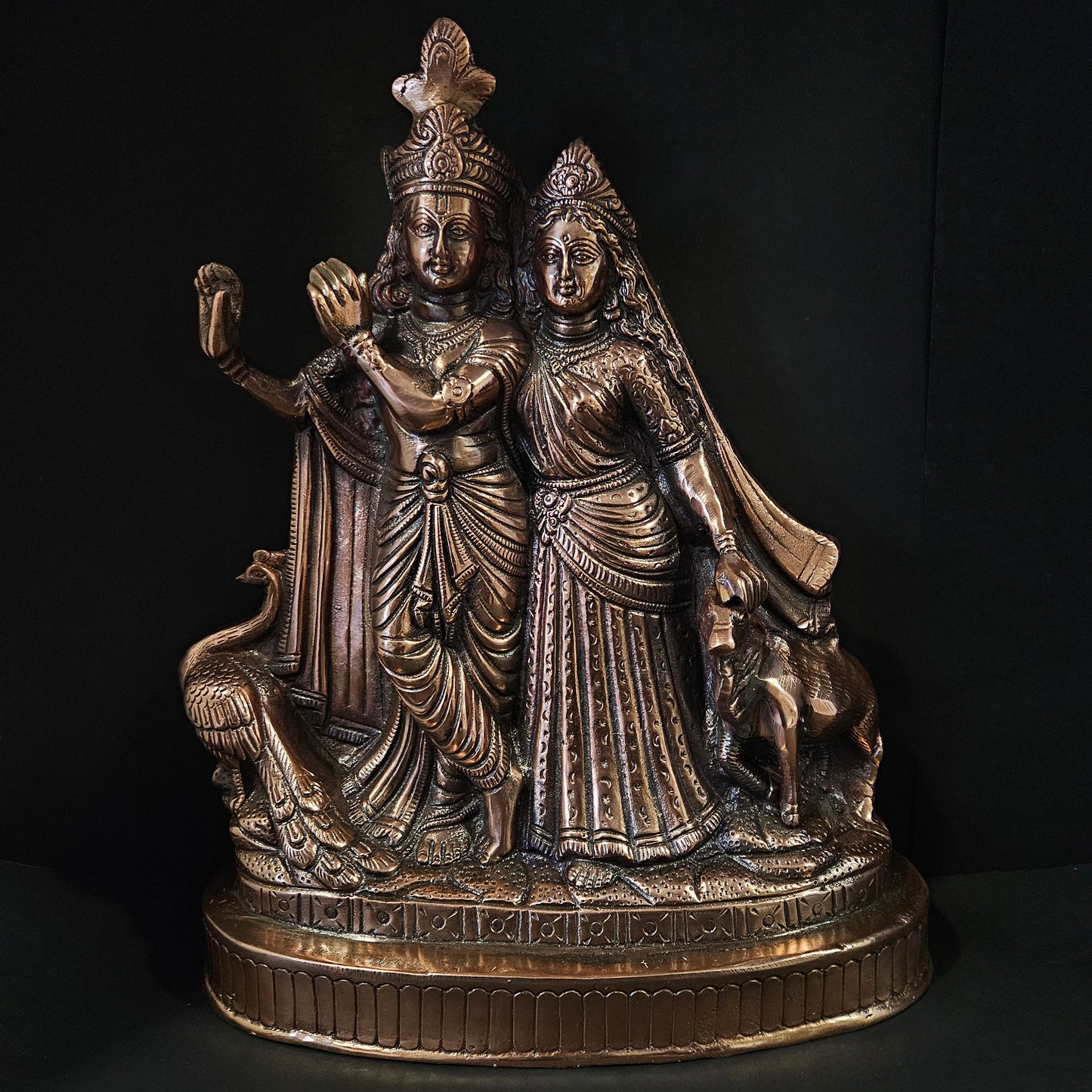 Radha Krishna Idol Art Wedding Gift for Couples - for Home, Living Room, Office, Puja, Entrance Decoration