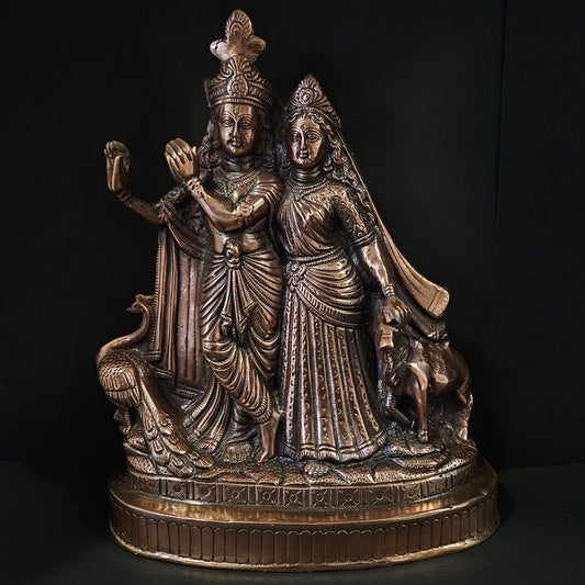 Radha Krishna Idol Art Wedding Gift for Couples - for Home, Living Room, Office, Puja, Entrance Decoration