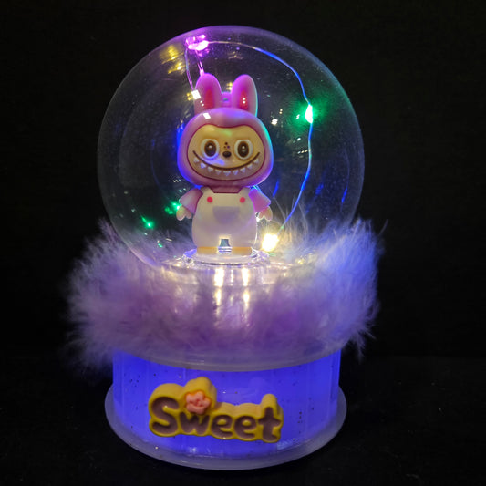 Labubu best wishes lighting in a Globe perfect for couple gifting