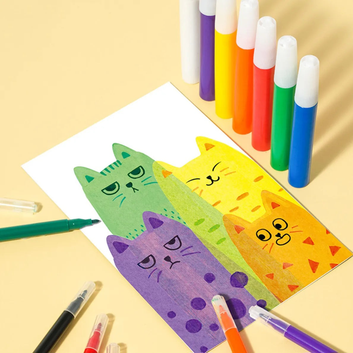 Rainbow squeeze art perfect for kids return gifting