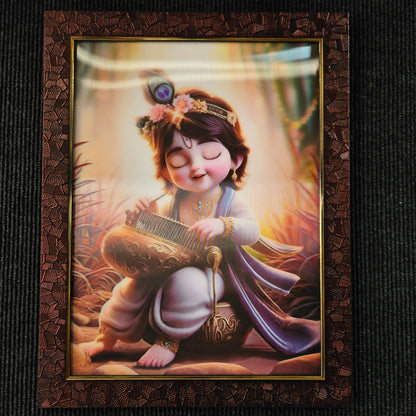 Little Krishna 3d photo frame with elegant classy look