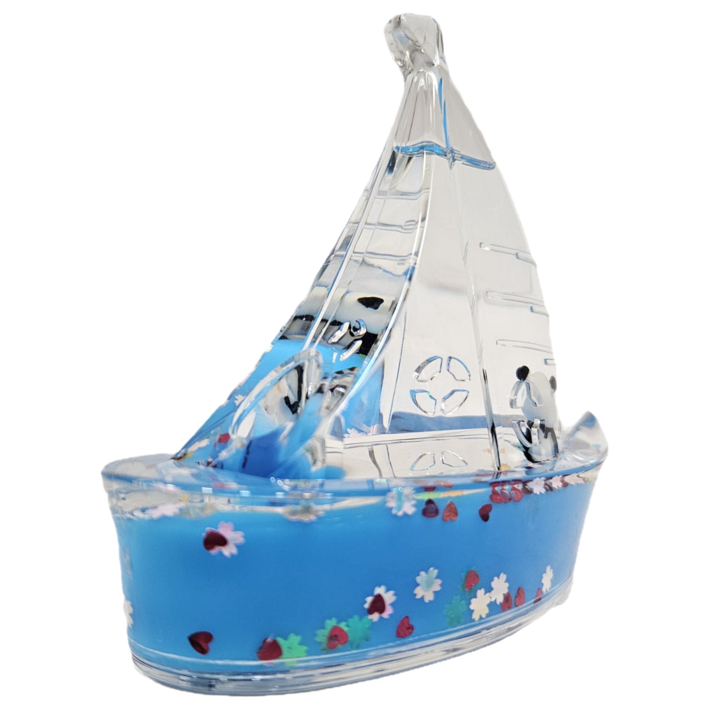 Liquid Motion Bubbler Toy with penstand Panda Figurines – Relaxing Sensory Liquid Wave Desk Toy for Kids & Adults – Decorative Stress Relief Display Showpiece