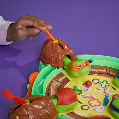 Hungry Hungry Hippos: Teenage Mutant Ninja Turtles Edition Game | From 4 years | From 2 to 4 players Children's board games | Preschool gifts