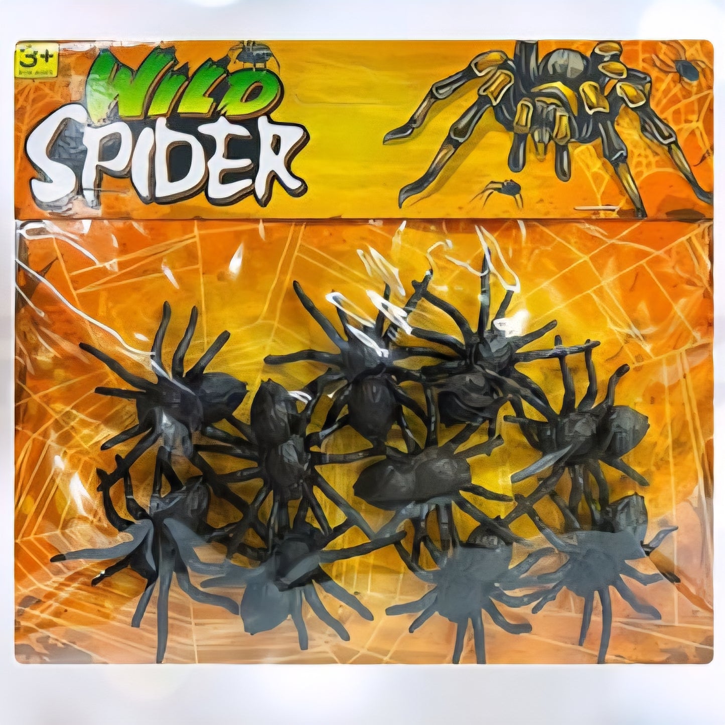 Halloween Realistic Plastic Spider Toys Plastic Spider Black Scary Spiders Fake for Boys Teens Adults Halloween Prank Props