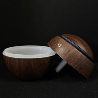 Ultrasonic Aroma humidifier with color changing humidifier