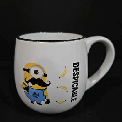 Minions cartoon character printed Ceramic mug with multiple stylish positions & colours