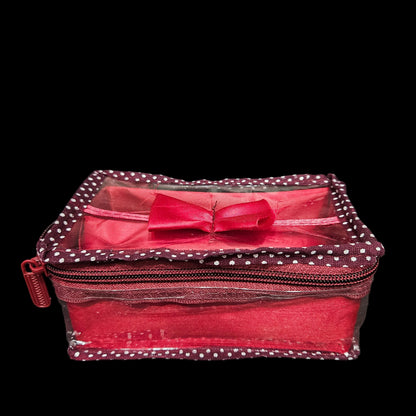 Bracelet & Bangles Organizer Dot Print Transparent Chudi Organizer|Storage Box for Watches|Necklace|