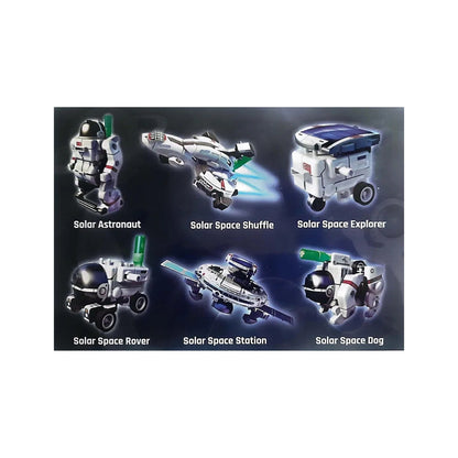 6 in 1 solar kit for educational robotics series-3 space fleet edition
