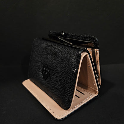 Cute heart puse for women's with multiple cash carry slots & cards holding slots easy to portable pocket wallet for women