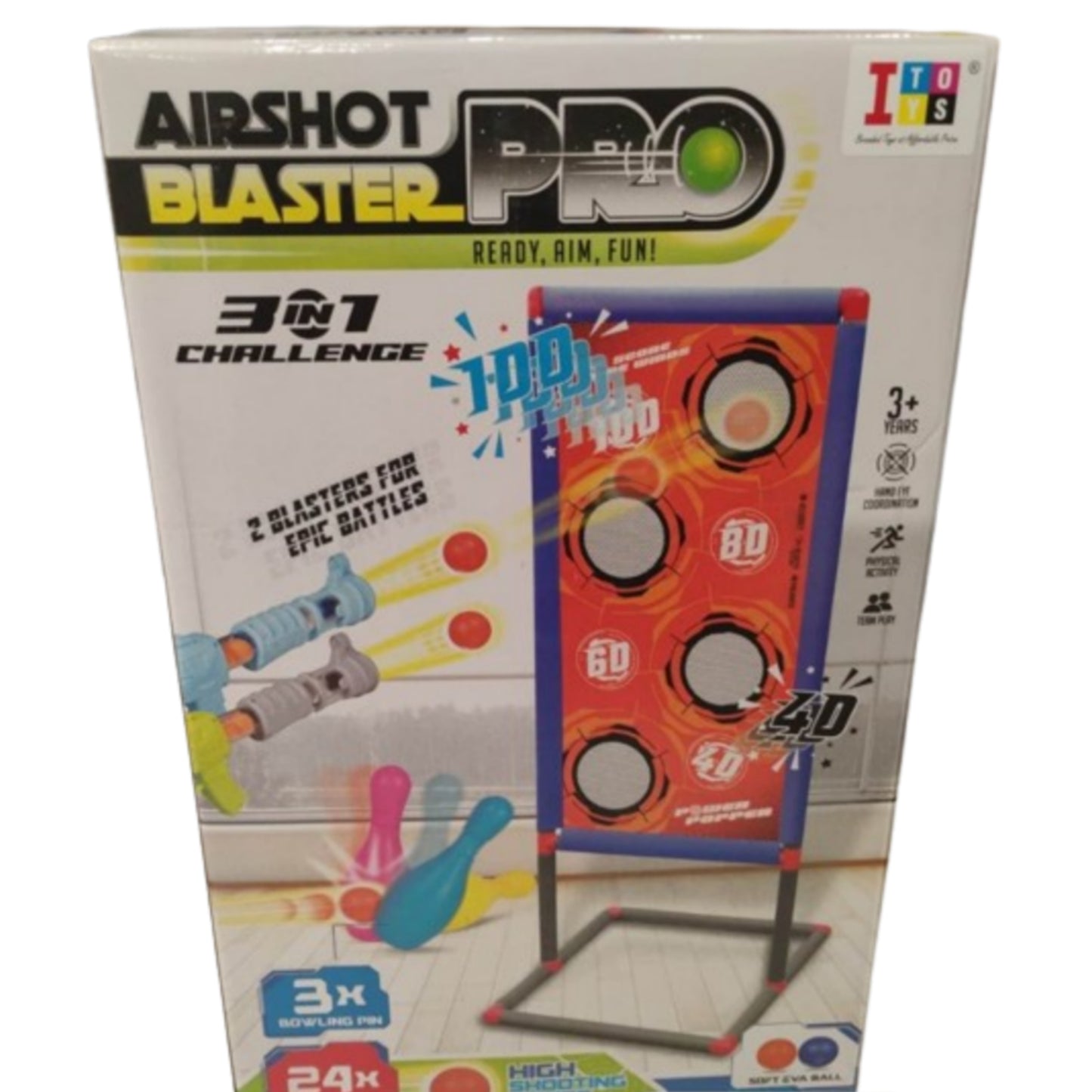 ITOYS AirShot Blaster Pro 3in1 Challenge