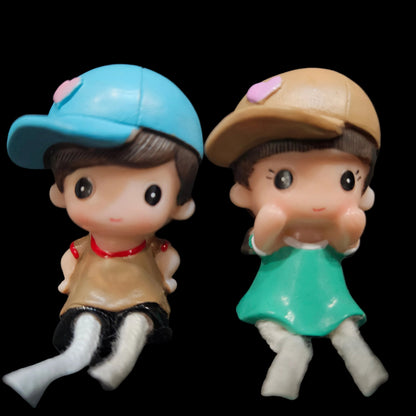 Cute Doll Decoration, Hanging Doll Ornament Environmentally Friendly Safe Durable for Desktop Decorations