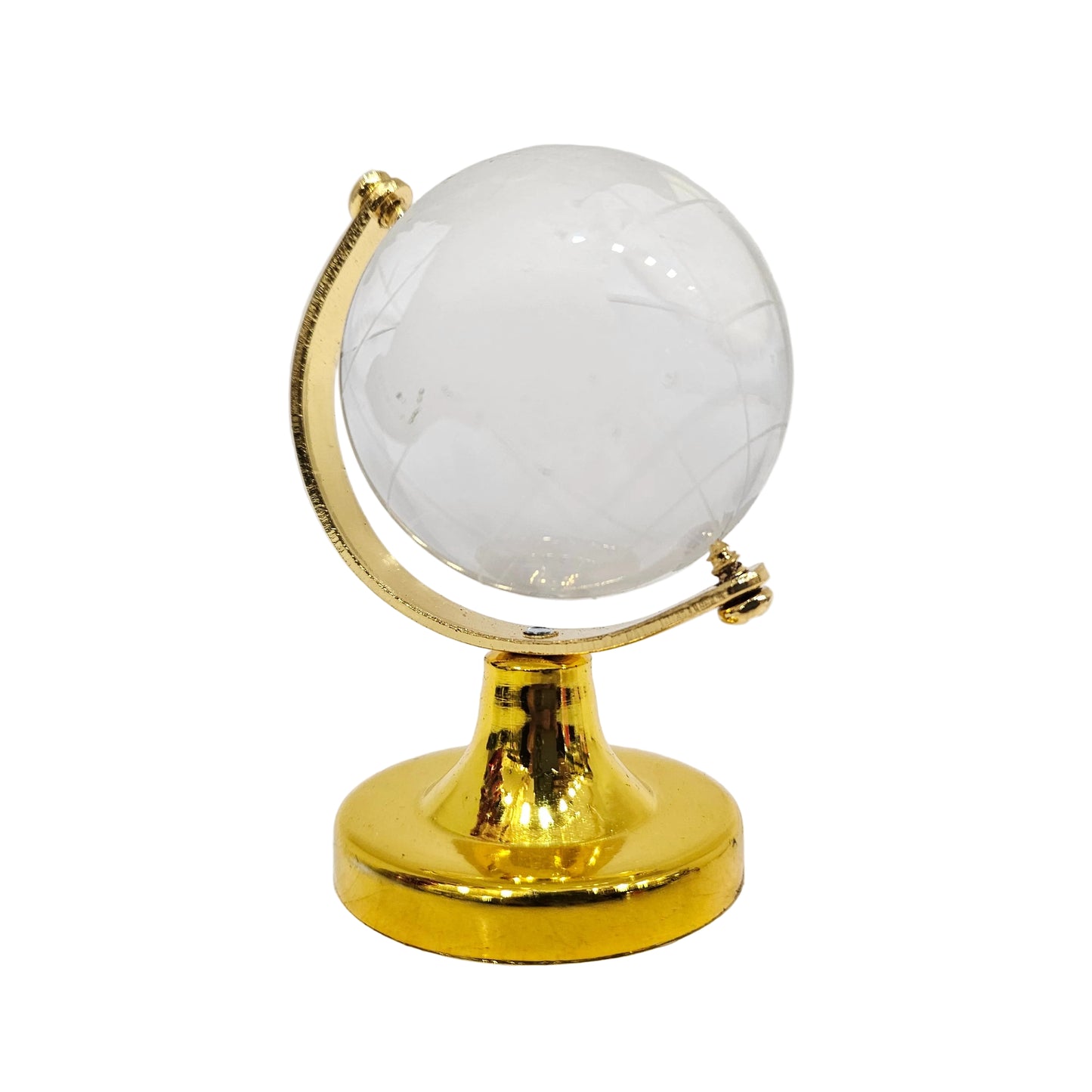Exclusive Feng Shui Crystal Globe for Career Success, Financial Luck, Business Growth, Vastu Remedy, Table/Desk Decor for Office and Home