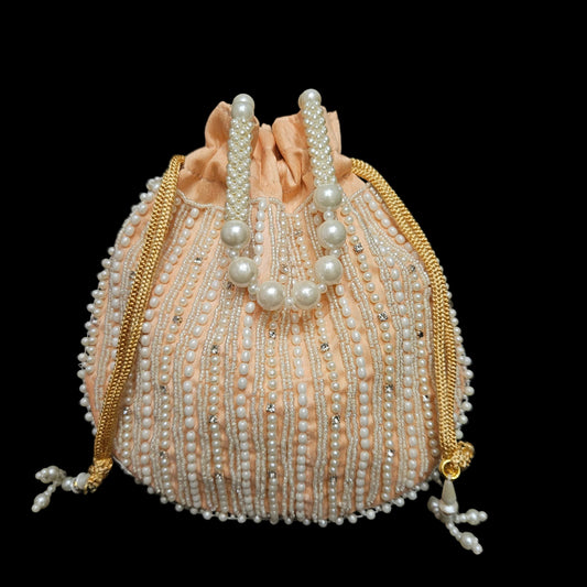 Potli Bags for Women Bag Ethnic Bride Purse with Beeds Desginer for Women