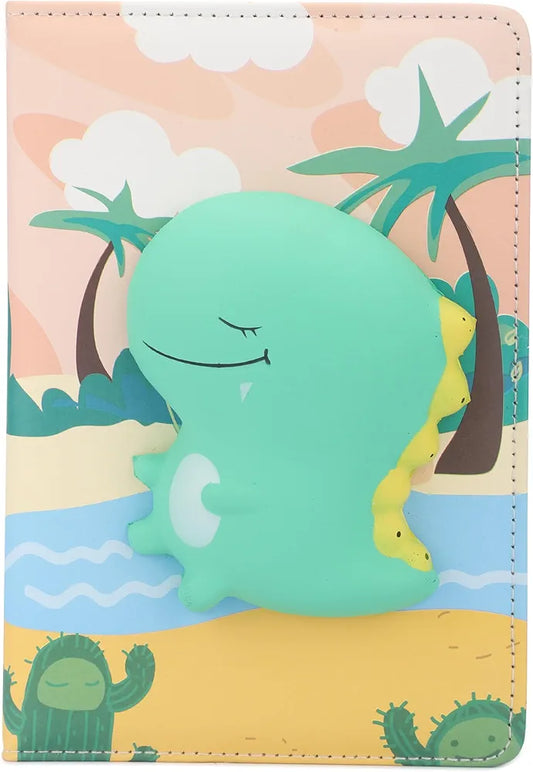 Astronaut Skoolster 3D Squishy Character Notebook/Journal/Diary: It features a 3D squishy dinosaur character on the cover.The notebook has 100 single-ruled pages