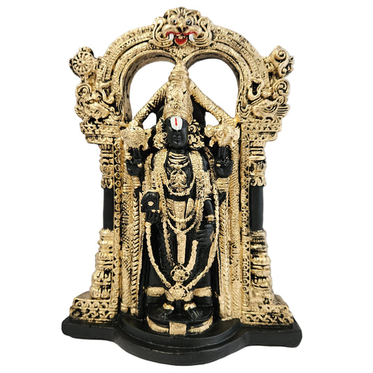 Sri Venkateswara Swamy Tirupati Balaji Idol Balaji Statue tirupati Temple Decor Tirupati Balaji Statue(Gold)
