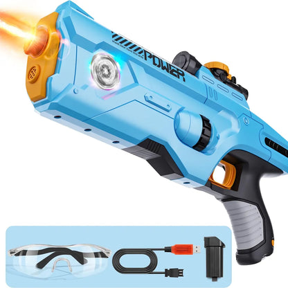Electric Water Gun for Adults Kids,High Powered Water Blasts with Light,Powerful Automatic Squirt Gun, Auto Refill Long Range,Pool Party Swimming Outdoor Summer Toy Game for Boy Girl