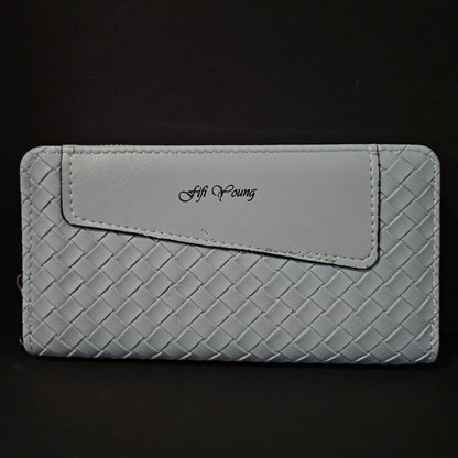 Leather Thin Slim Wallets for Women Wallet for Women with Zipper