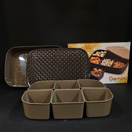 Nakoda Gemini Dry fruit box with good quality storage container box for Return gifting purpose