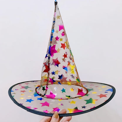 Witches Hats with Different Scary Halloween Designs for kids