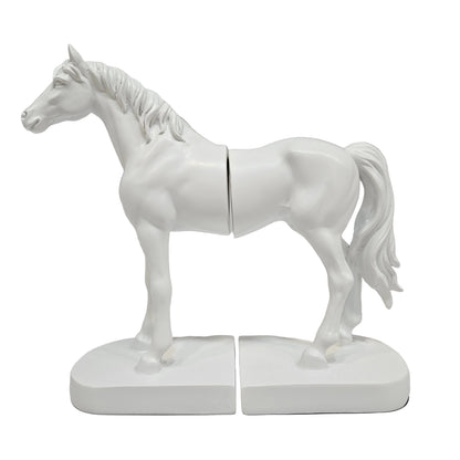 Horse Bookends for Shelf | Bookends for Shelves and Home | Book end/Stopper for Office Decor Heavy Books Living Room & Bedroom